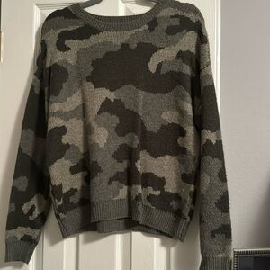 Thick Lucky Brand Camo Sweater